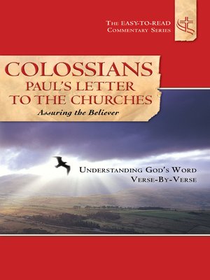 cover image of Colossians Paul's Letter to the Churches Assuring the Believer